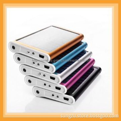 Aluminium material solar charger for mobiles